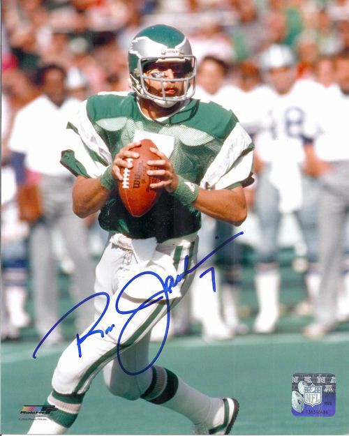 Ron Jaworski Autographed Philadelphia Eagles 8x10 Photo (vertical passing)