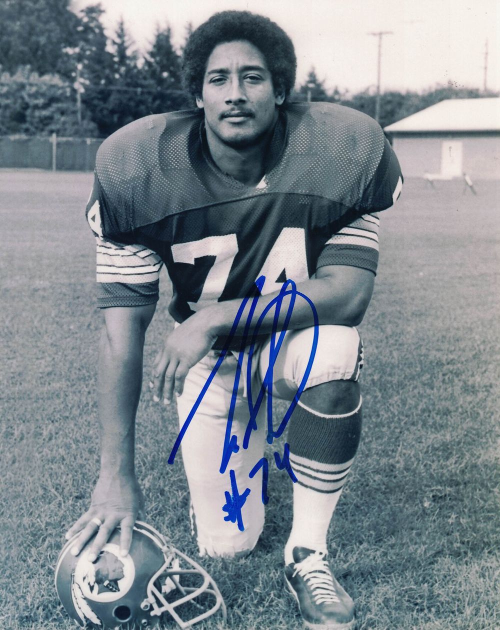 George Starke Autographed Washington Redskins 8x10 Photo