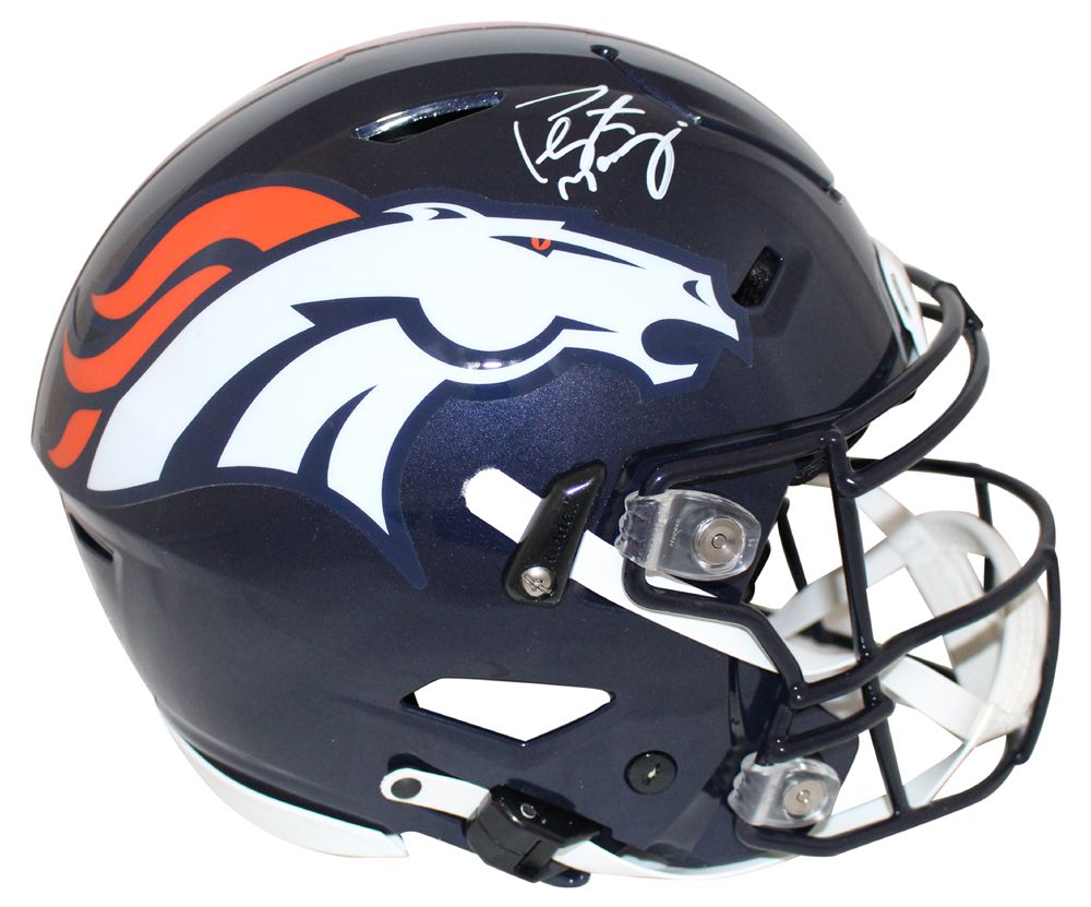 Peyton Manning Signed Denver Broncos Authentic Speed Flex Helmet FAN