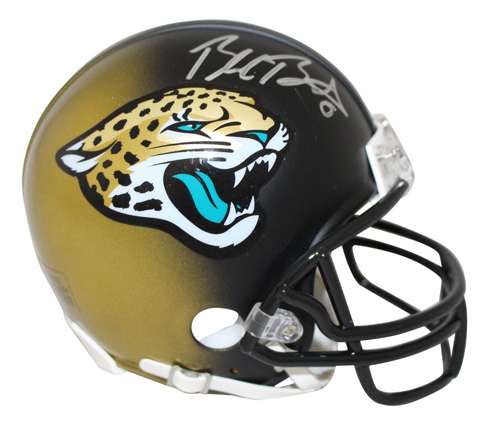 Blake Bortles Autographed/Signed Jacksonville Jaguars Mini Helmet JSA