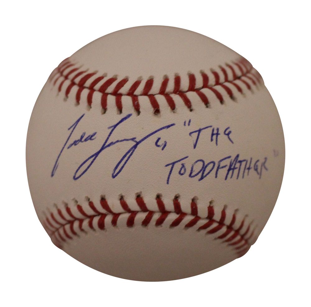 Todd Frazier Autographed Cincinnati Reds OML Baseball Toddfather BAS