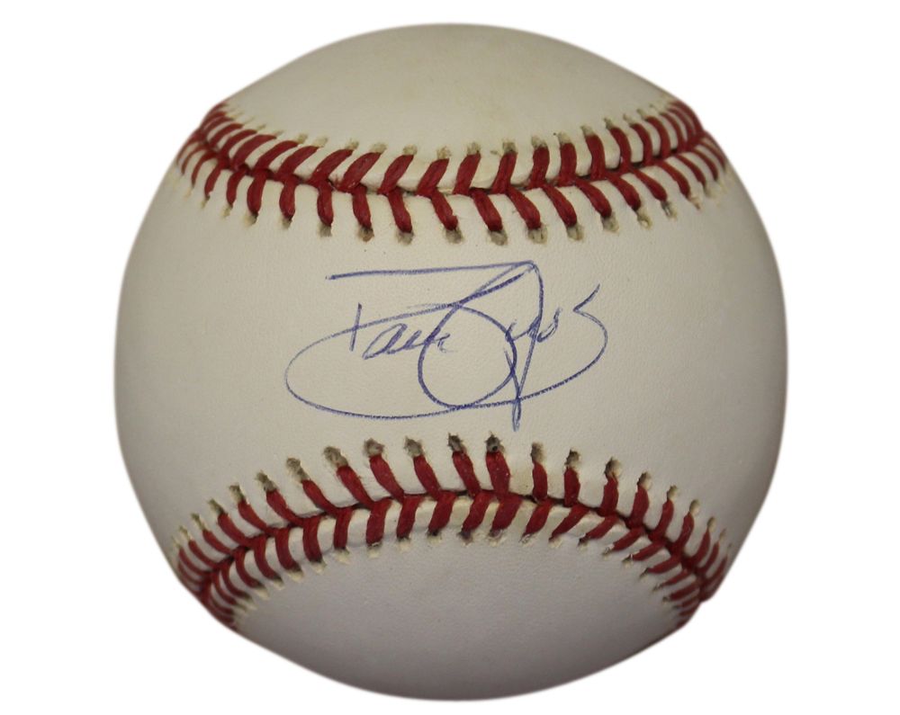 David Justice Autographed Cleveland Indians National League Baseball JSA