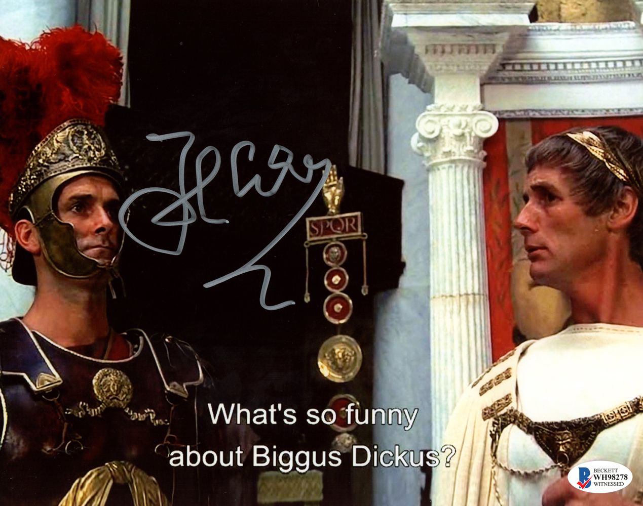 John Cleese Signed Life Of Brian Monty Python 8x10 Photograph Beckett