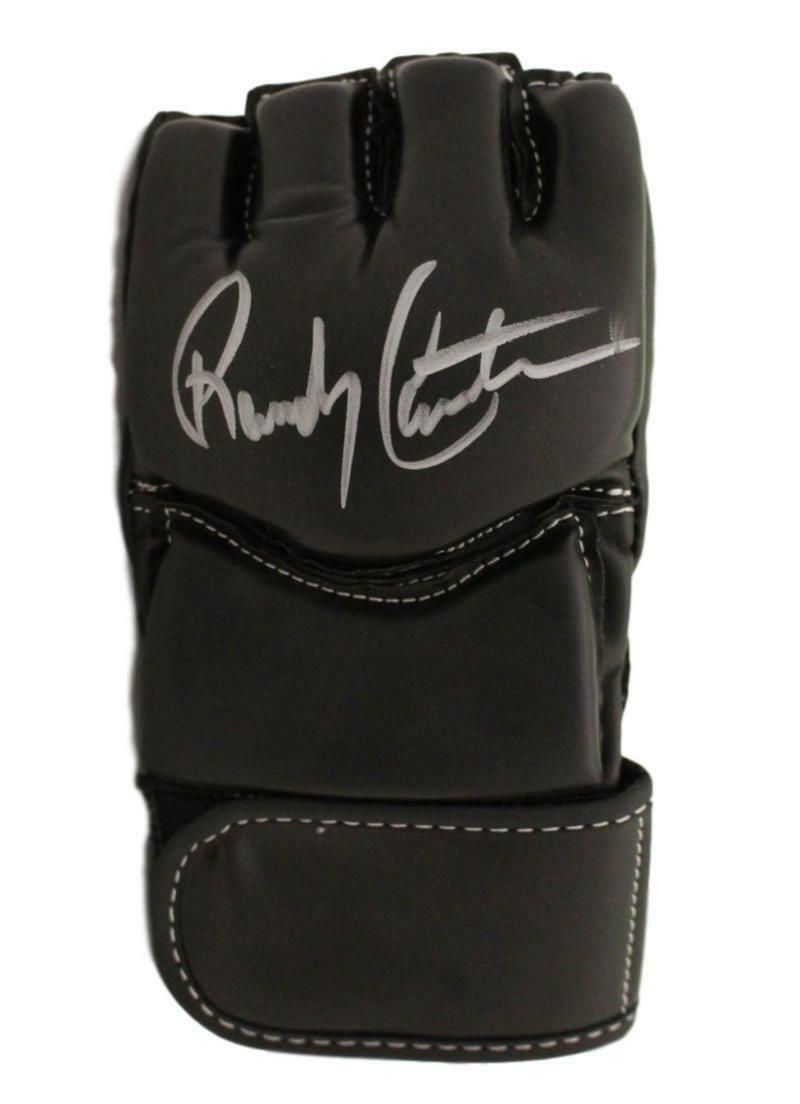 Randy Couture Autographed UFC Century Black Left Handed S/M Glove BAS