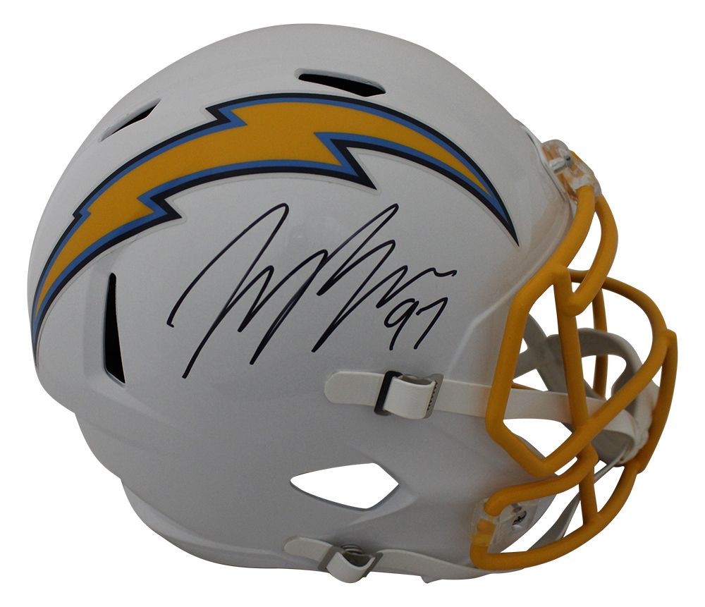 Joey Bosa Autographed Los Angeles Chargers Speed Replica Helmet JSA