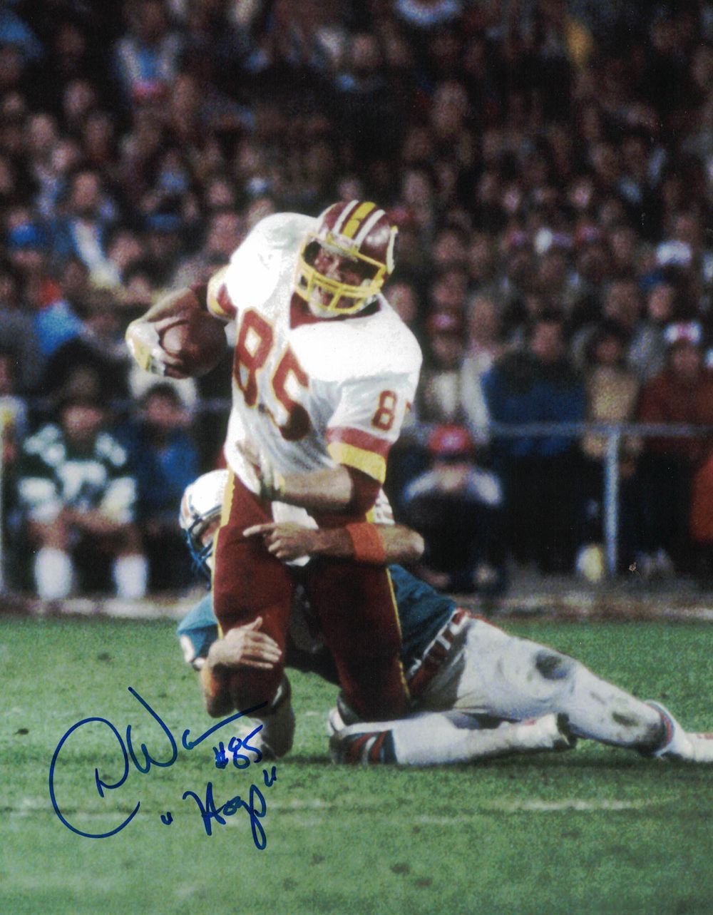 Donnie Warren Autographed/Signed Washington Redskins 8x10 Photo