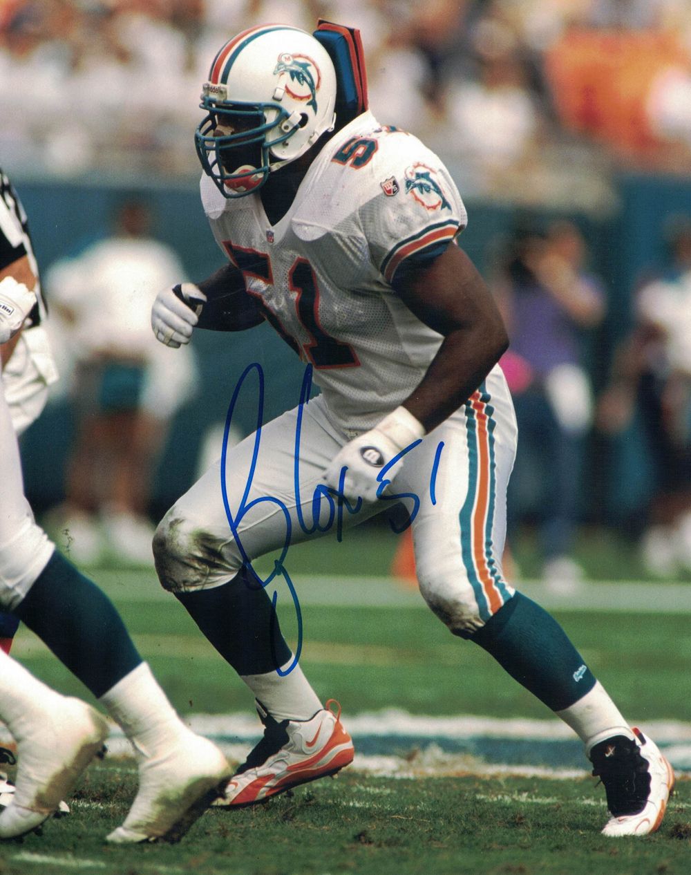 Brian Cox Autographed/Signed Miami Dolphins 8x10 Photo