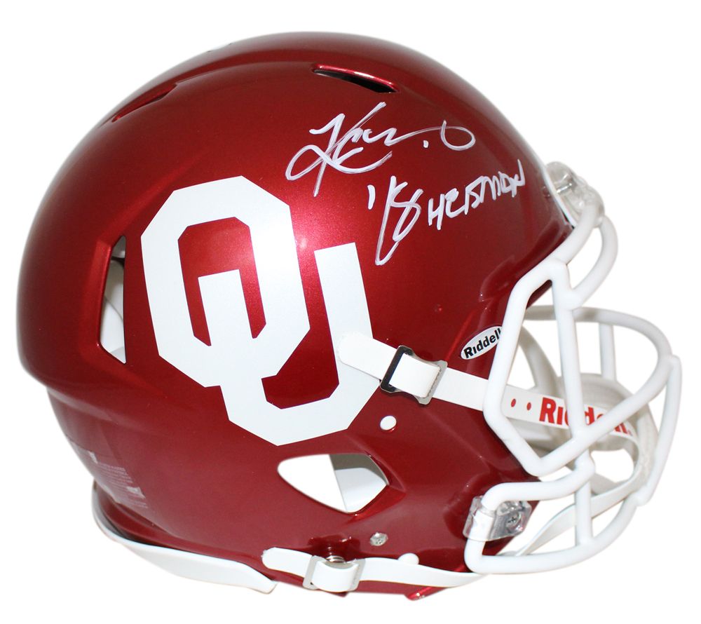 Kyler Murray Signed Oklahoma Sooners Authentic Speed Helmet Heisman BAS