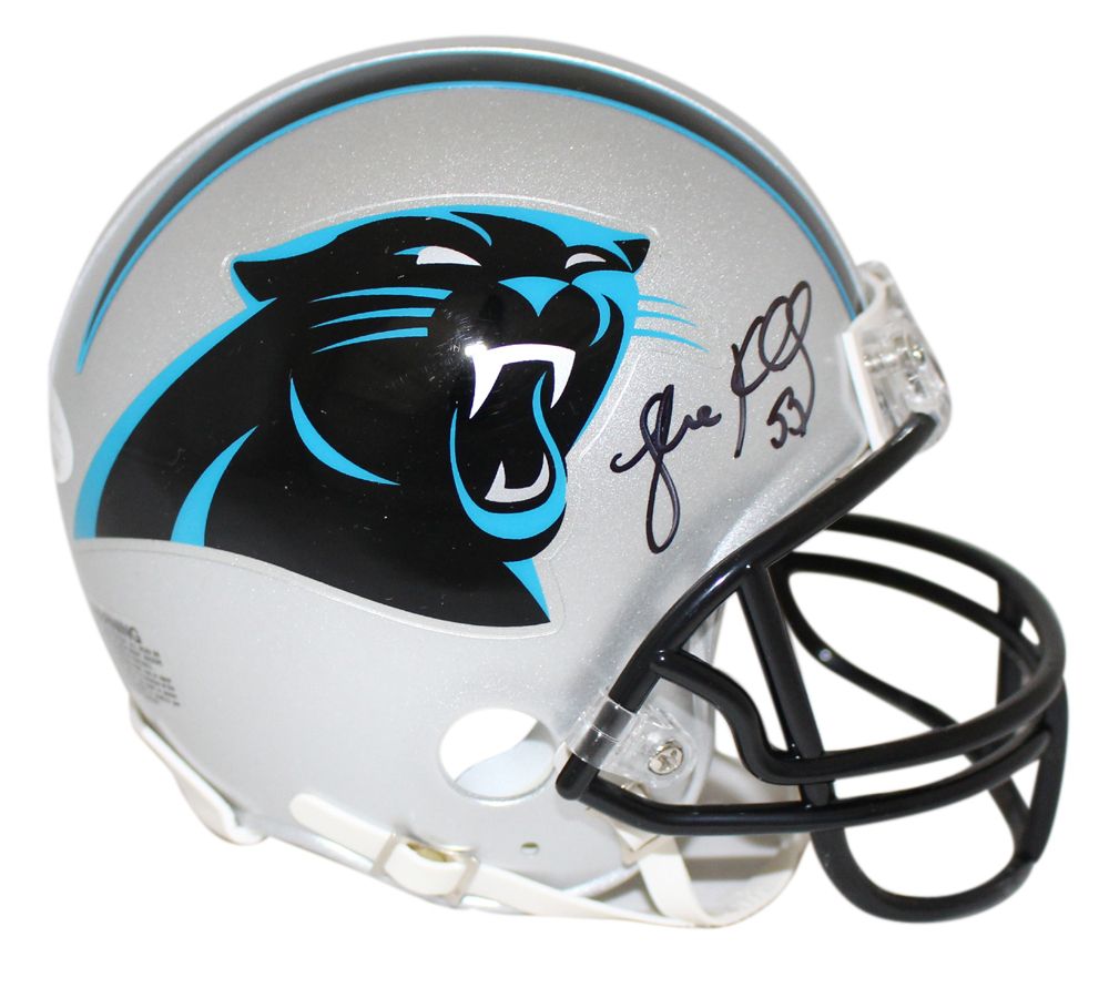 Luke Kuechly Autographed Carolina Panthers Mini Helmet JSA