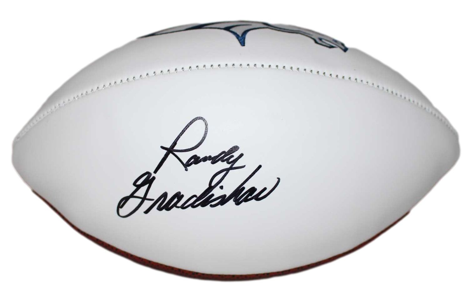 Randy Gradishar Autographed/Signed Denver Broncos Logo Football JSA