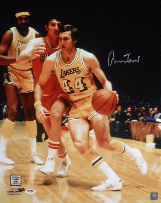 Jerry West Autographed Los Angeles Lakers 16x20 Photo (Shooting) JSA