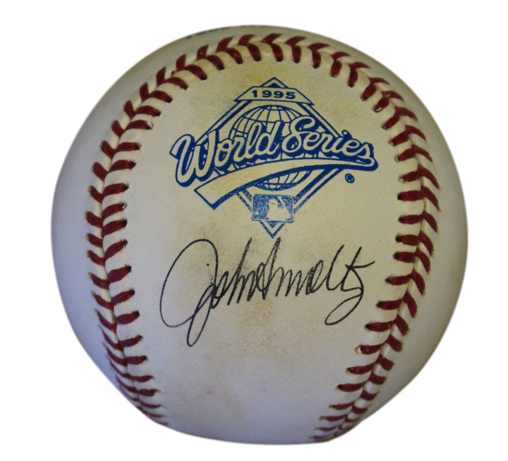 John Smoltz Autographed Atlanta Braves 1995 World Series Baseball JSA