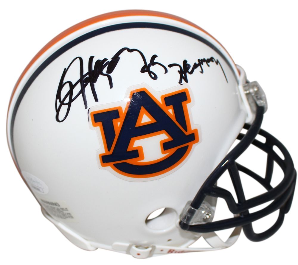 Bo Jackson Autographed/Signed Auburn Tigers Mini Helmet Heisman JSA