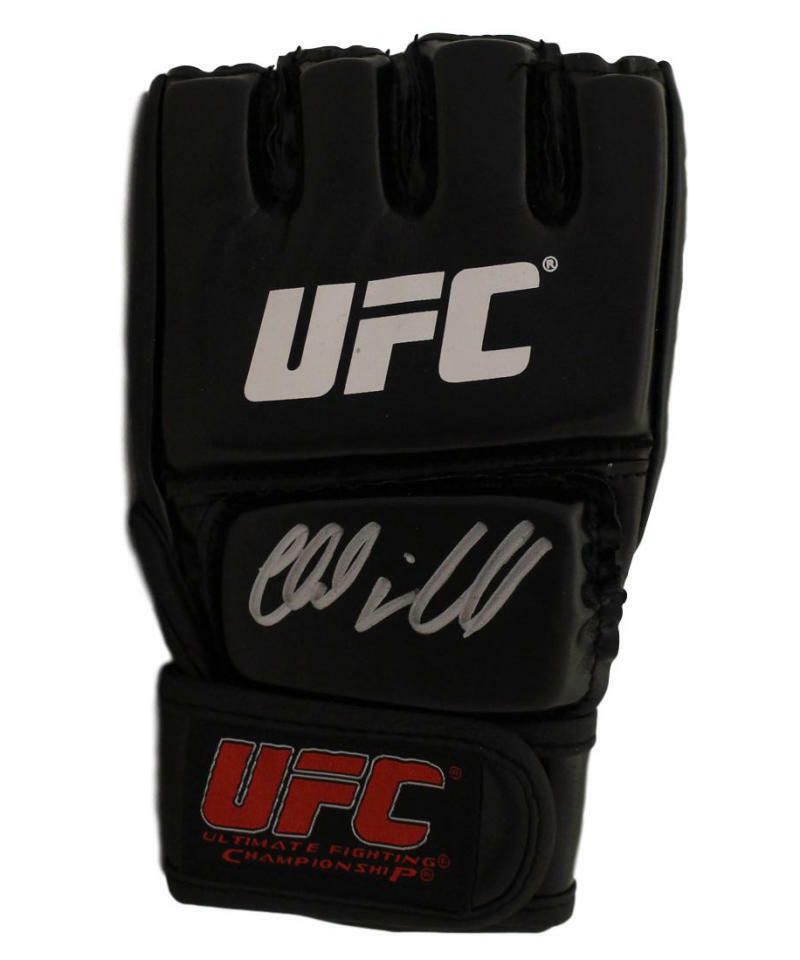 Chuck Liddell Autographed UFC Black Left Handed Glove BAS