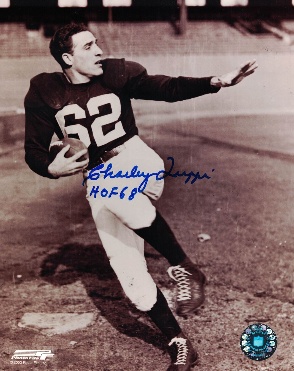 Charley Trippi Autographed/Signed Chicago Cardinals 8x10 Photo