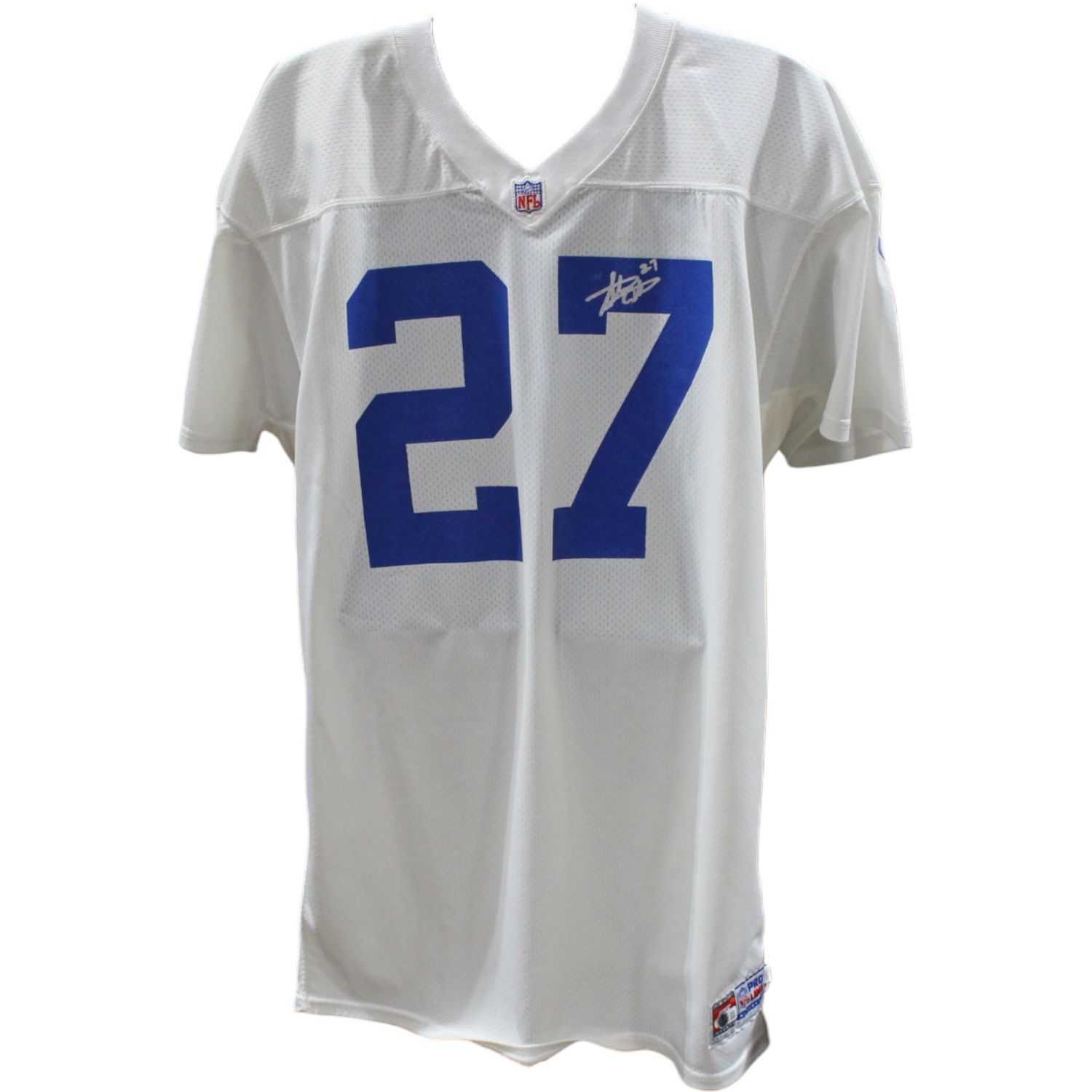 Steve Atwater Signed Practice Used Nike 46 Proline White Jersey BAS 45069