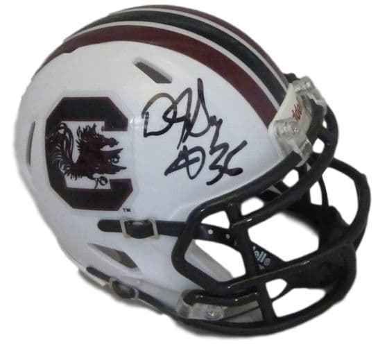 DJ Swearinger Autographed South Carolina Gamecocks riddell mini helmet JSA