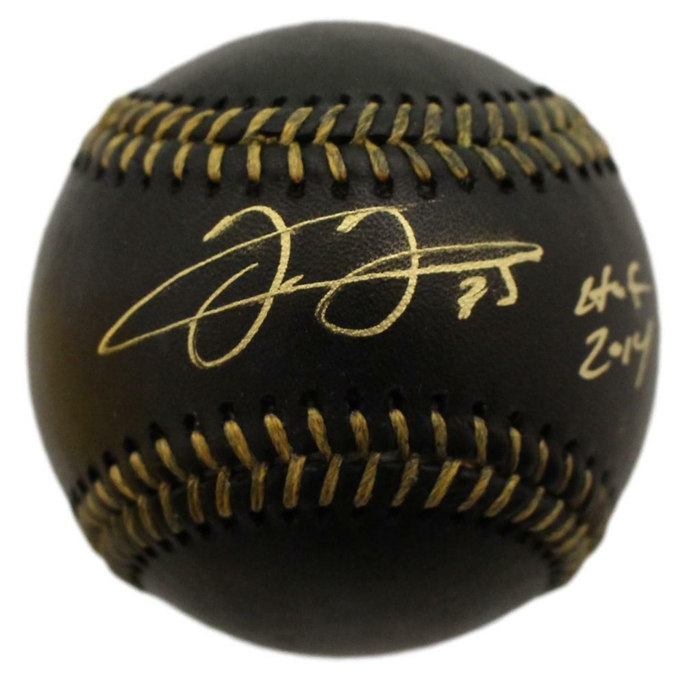 Frank Thomas Autographed Chicago White Sox OML Black Baseball HOF JSA