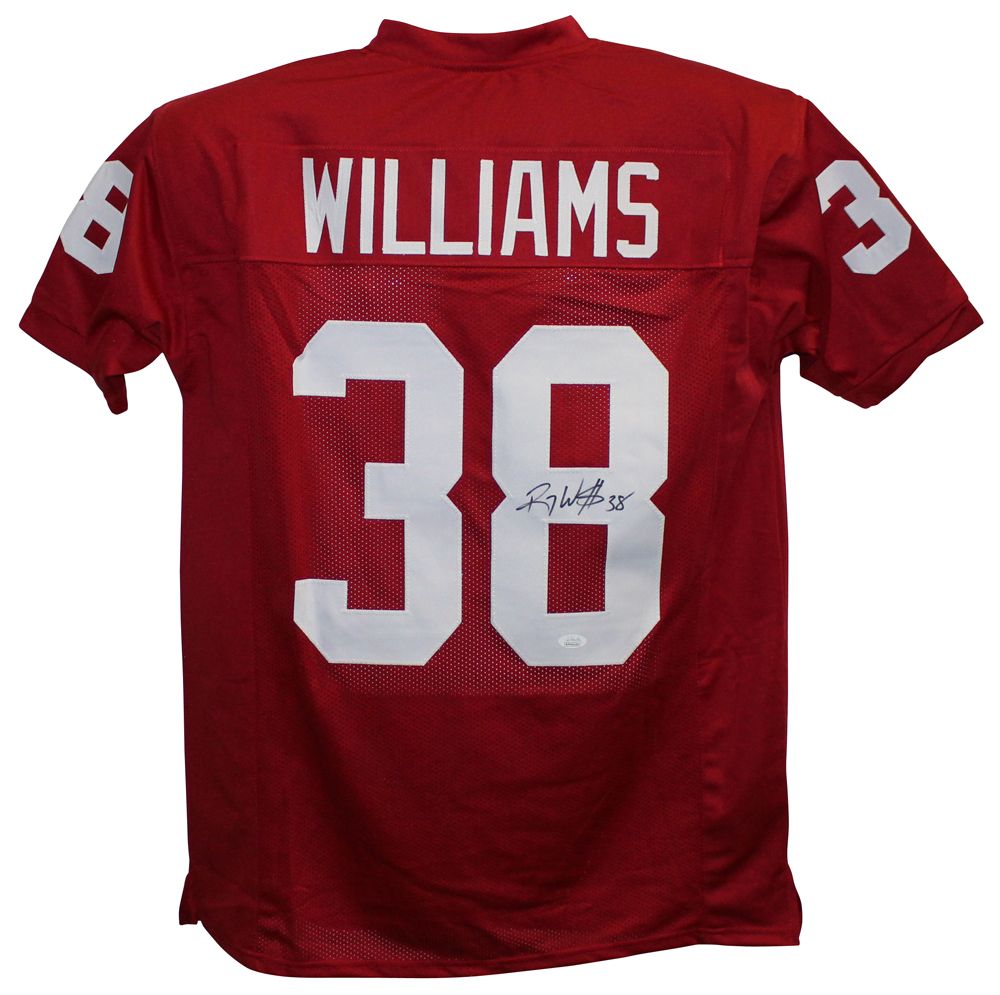 Roy Williams Autographed/Signed Oklahoma Sooners Red XL Jersey JSA
