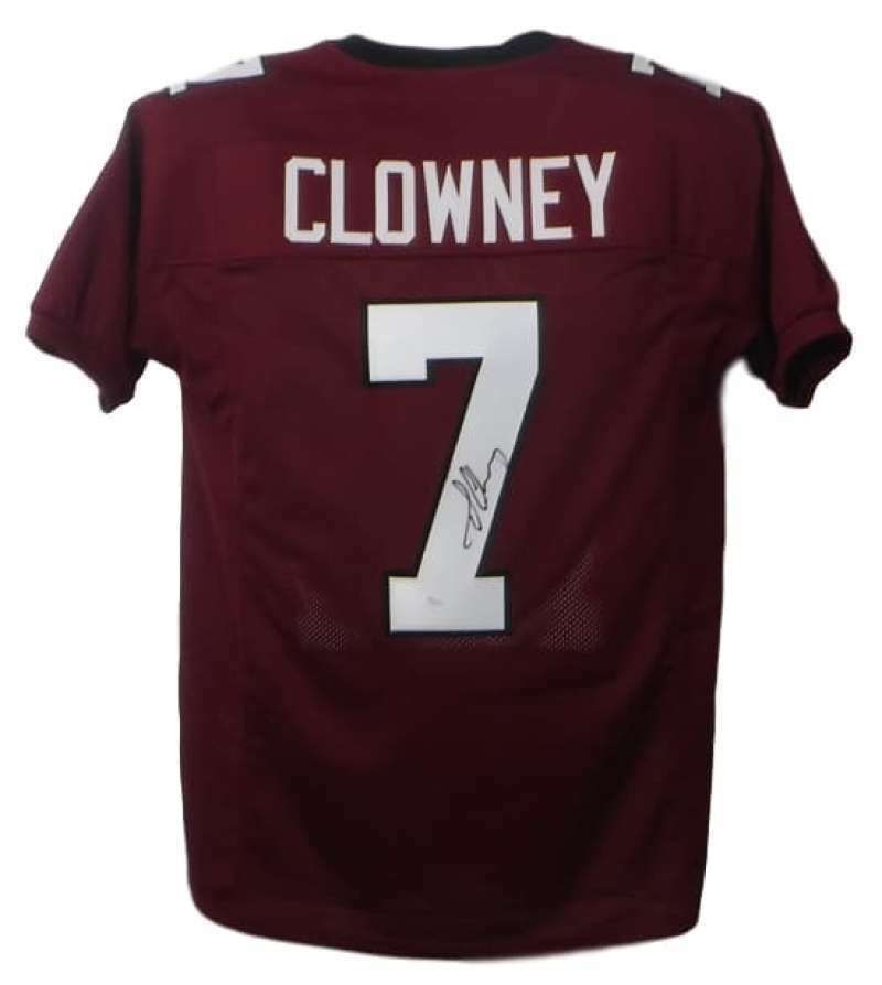 Jadeveon Clowney Autographed South Carolina Gamecocks Custom Size XL Red Jersey JSA