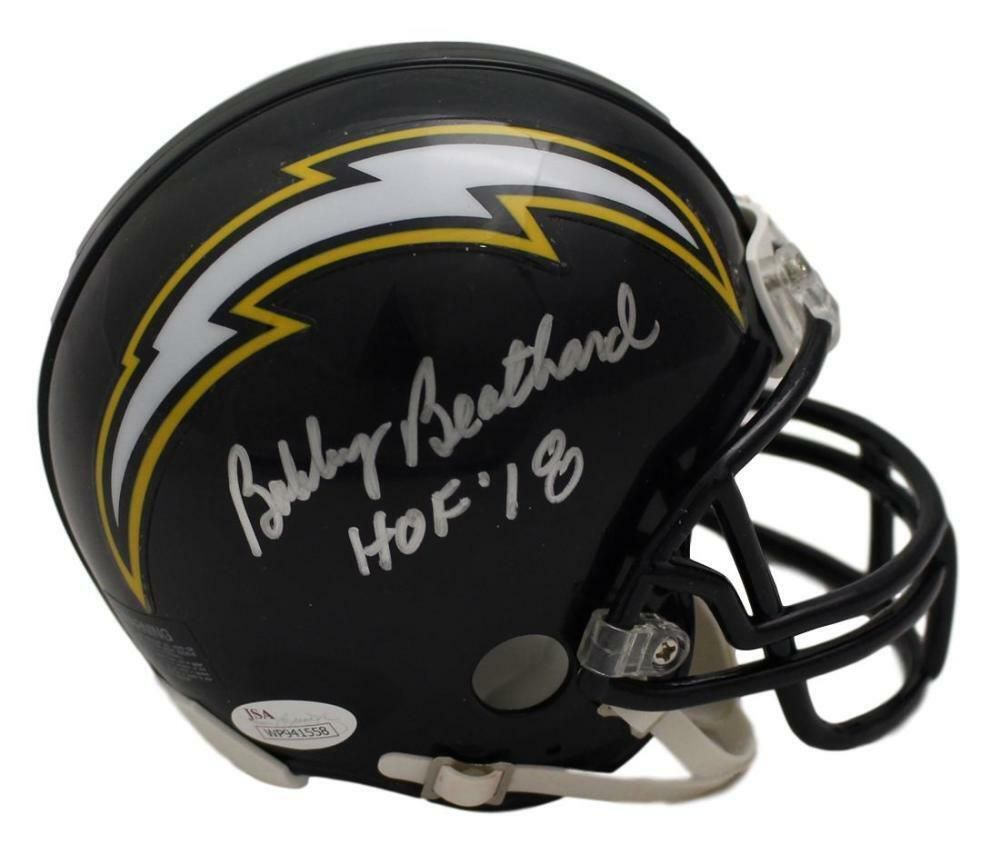 Bobby Beathard Autographed Hall of Fame Mini Helmet HOF 2018 JSA