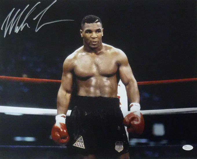 Mike Tyson Autographed Heavyweight Champion 16x20 Photo (USA Patch)