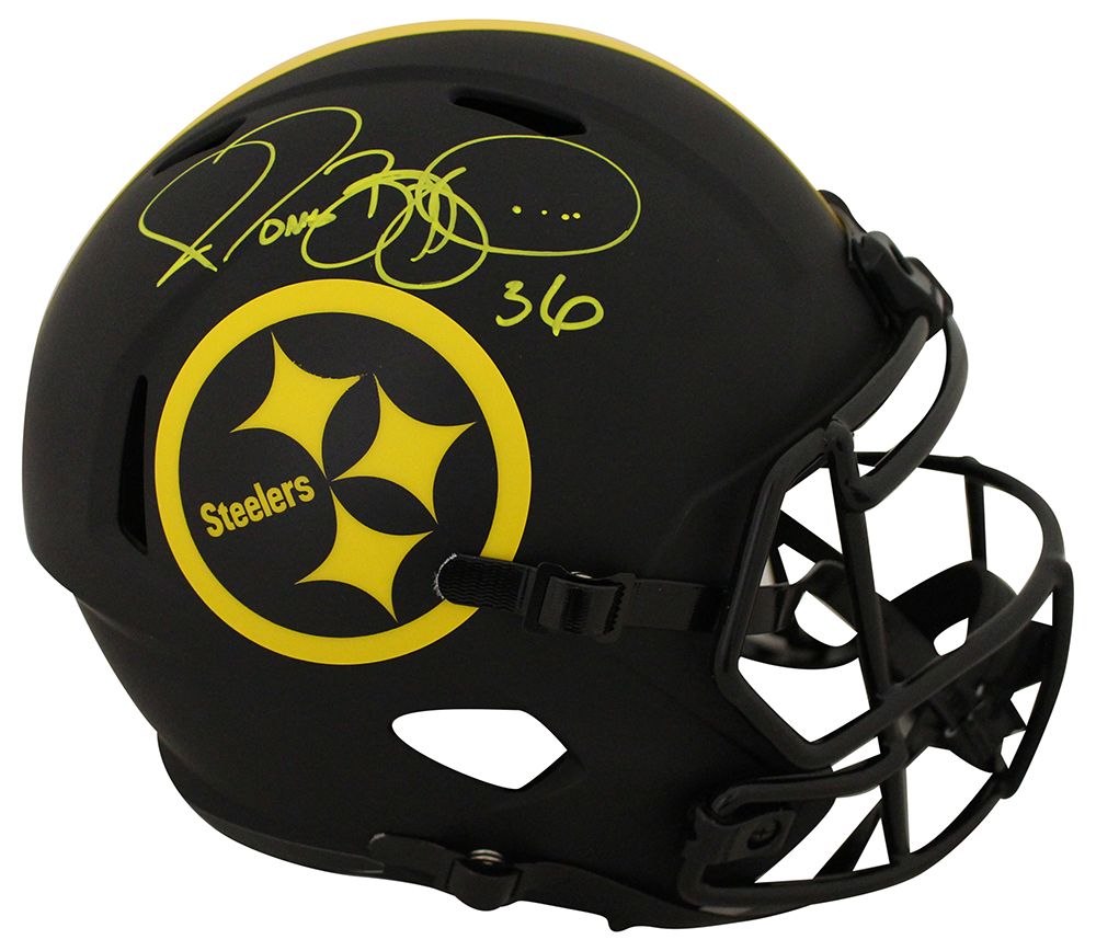 Jerome Bettis Autographed Pittsburgh Steelers F/S Eclipse Helmet BAS
