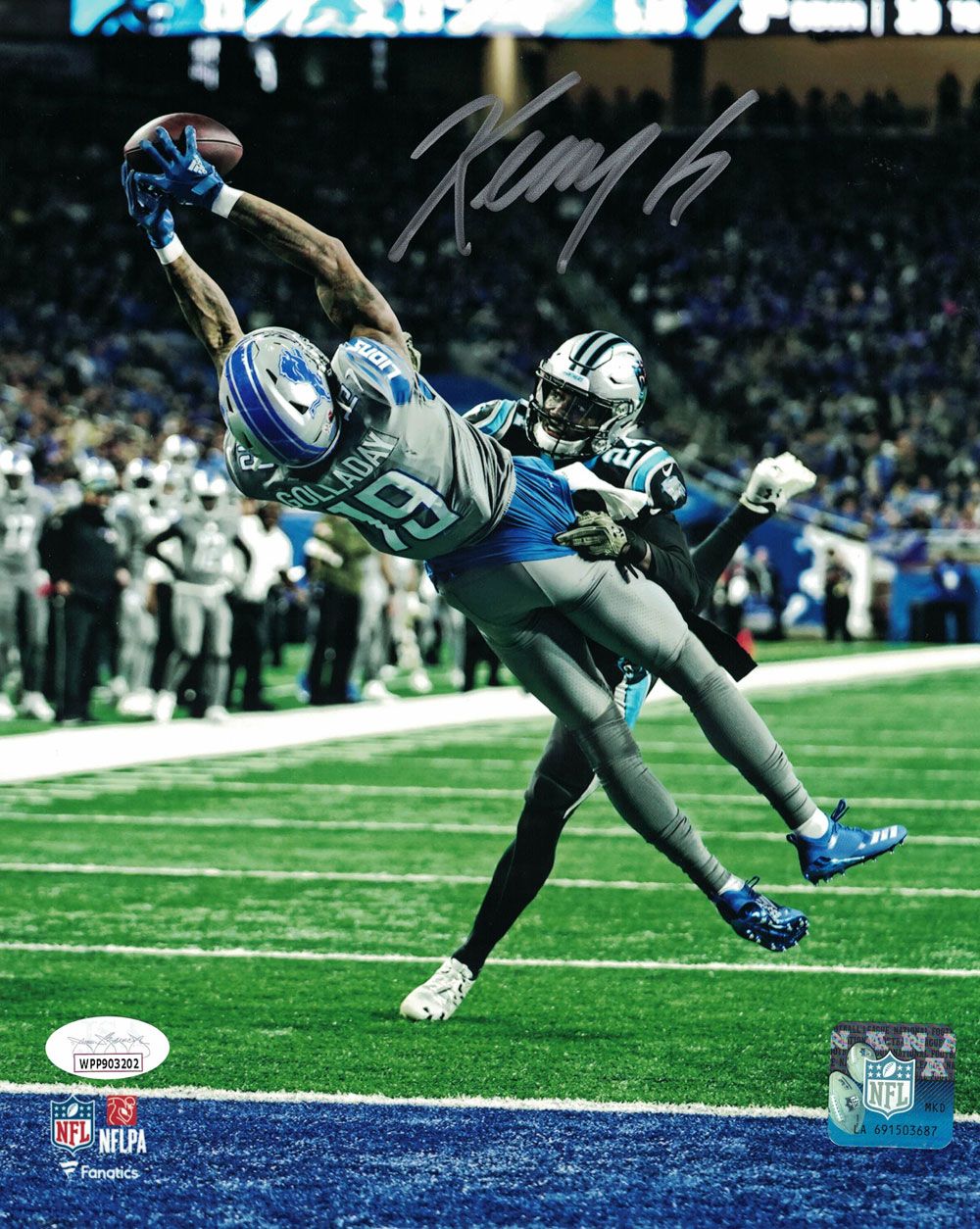 Kenny Golladay Autographed/Signed Detroit Lions 8x10 Photo JSA PF