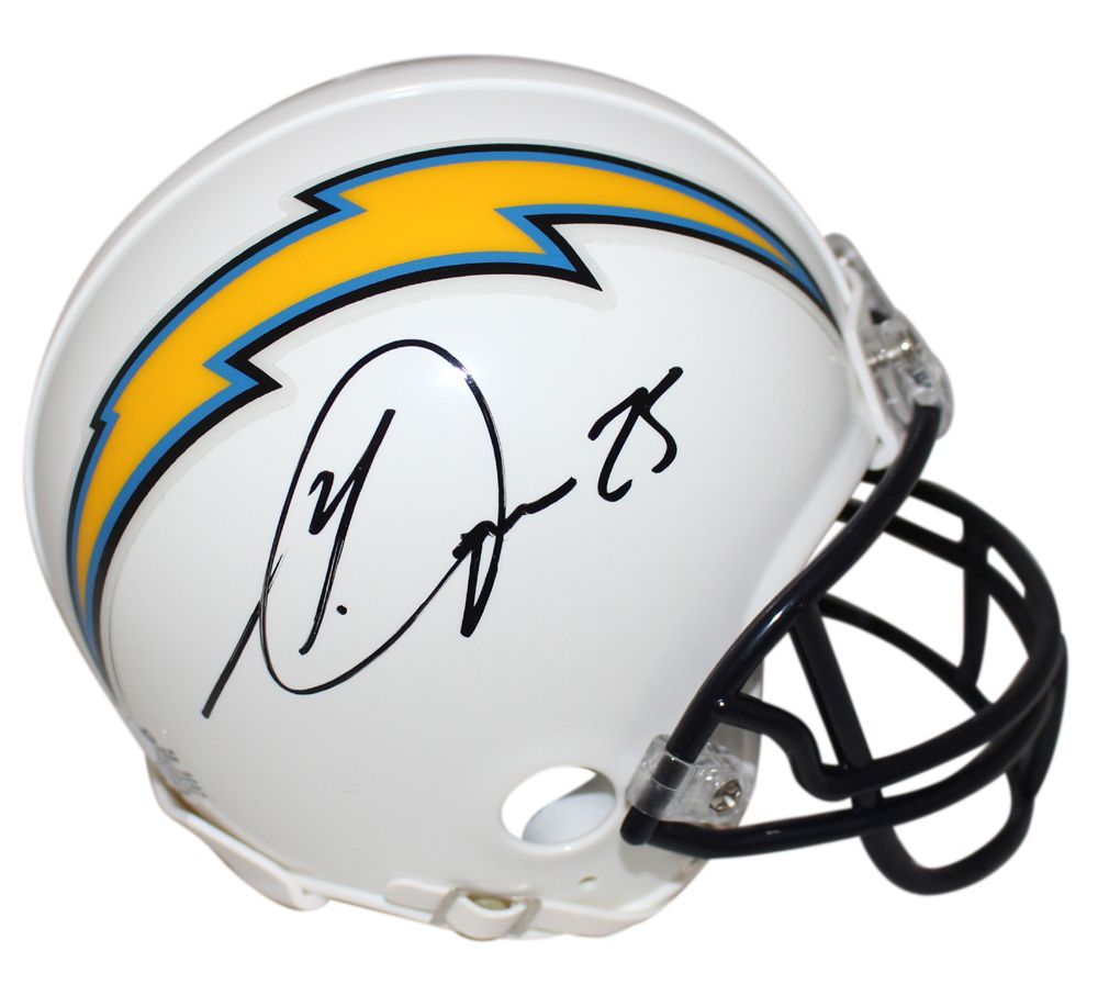 Melvin Gordon Autographed Los Angeles Chargers Mini Helmet JSA