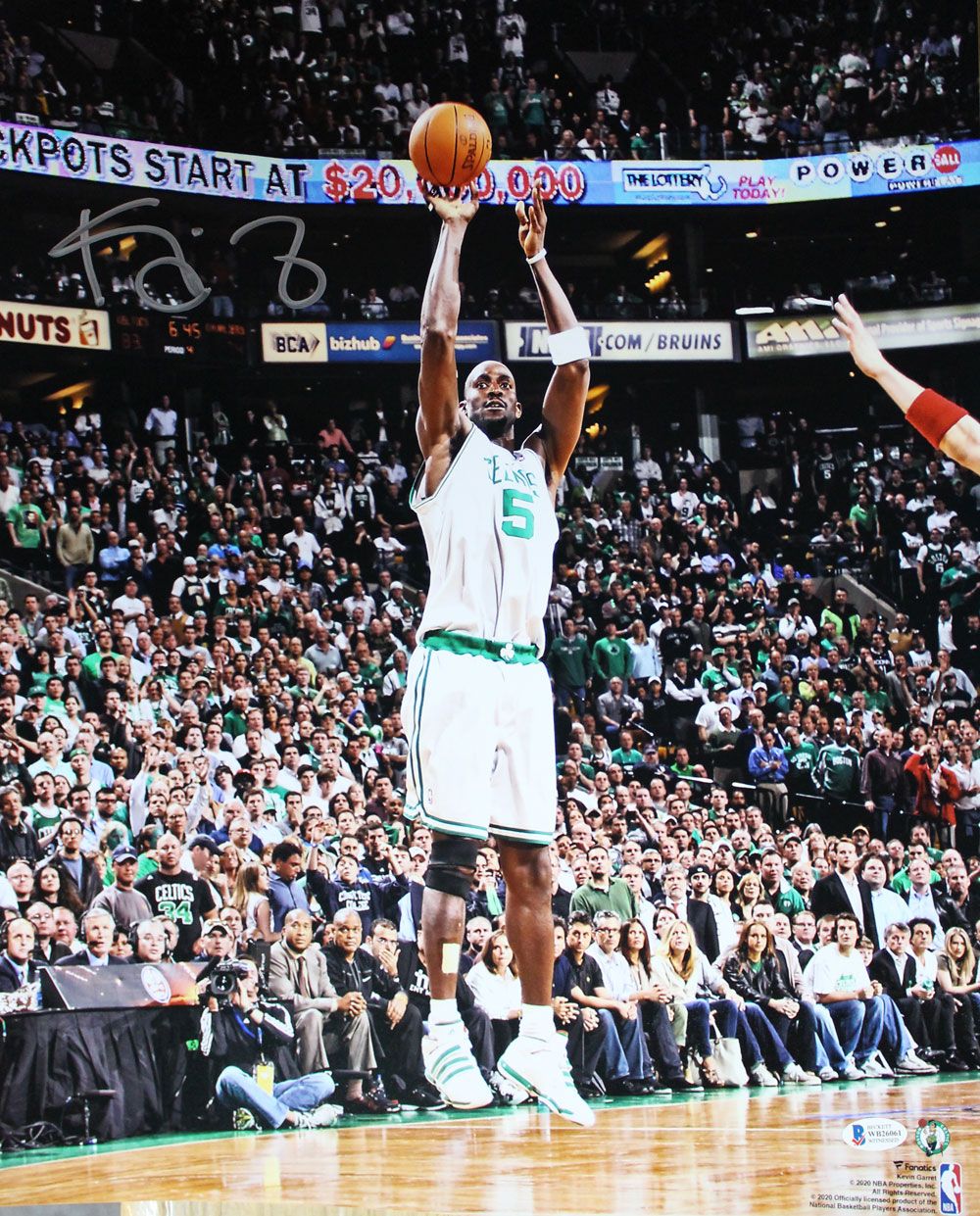 Kevin Garnett Autographed/Signed Boston Celtics 16x20 Photo BAS