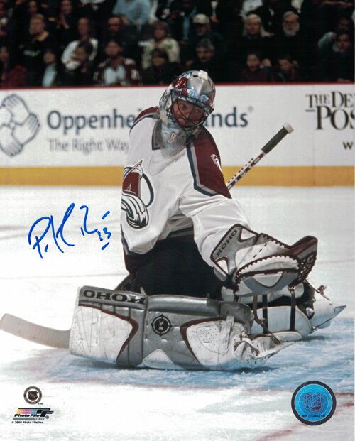 Patrick Roy Autographed Colorado Avalanche 8x10 Photo (Vertical Save)