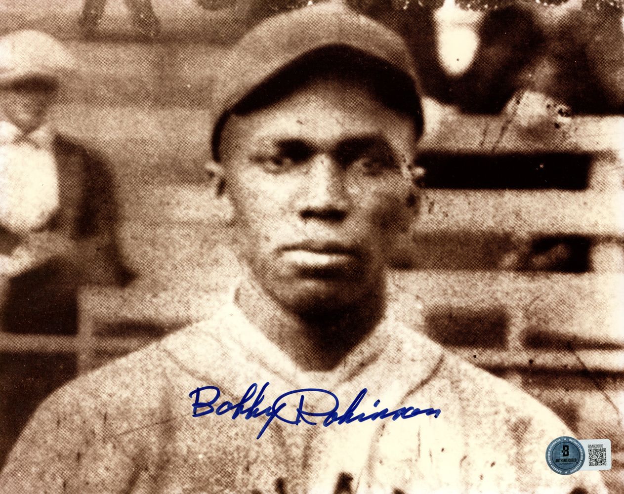 Bobby Robinson Autographed Indianapolis ABC&#39;s 8x10 Photo Beckett 45238