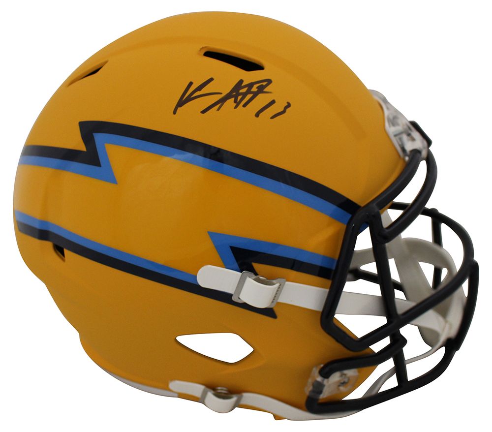 Keenan Allen Autographed Los Angeles Chargers AMP Replica Helmet BAS
