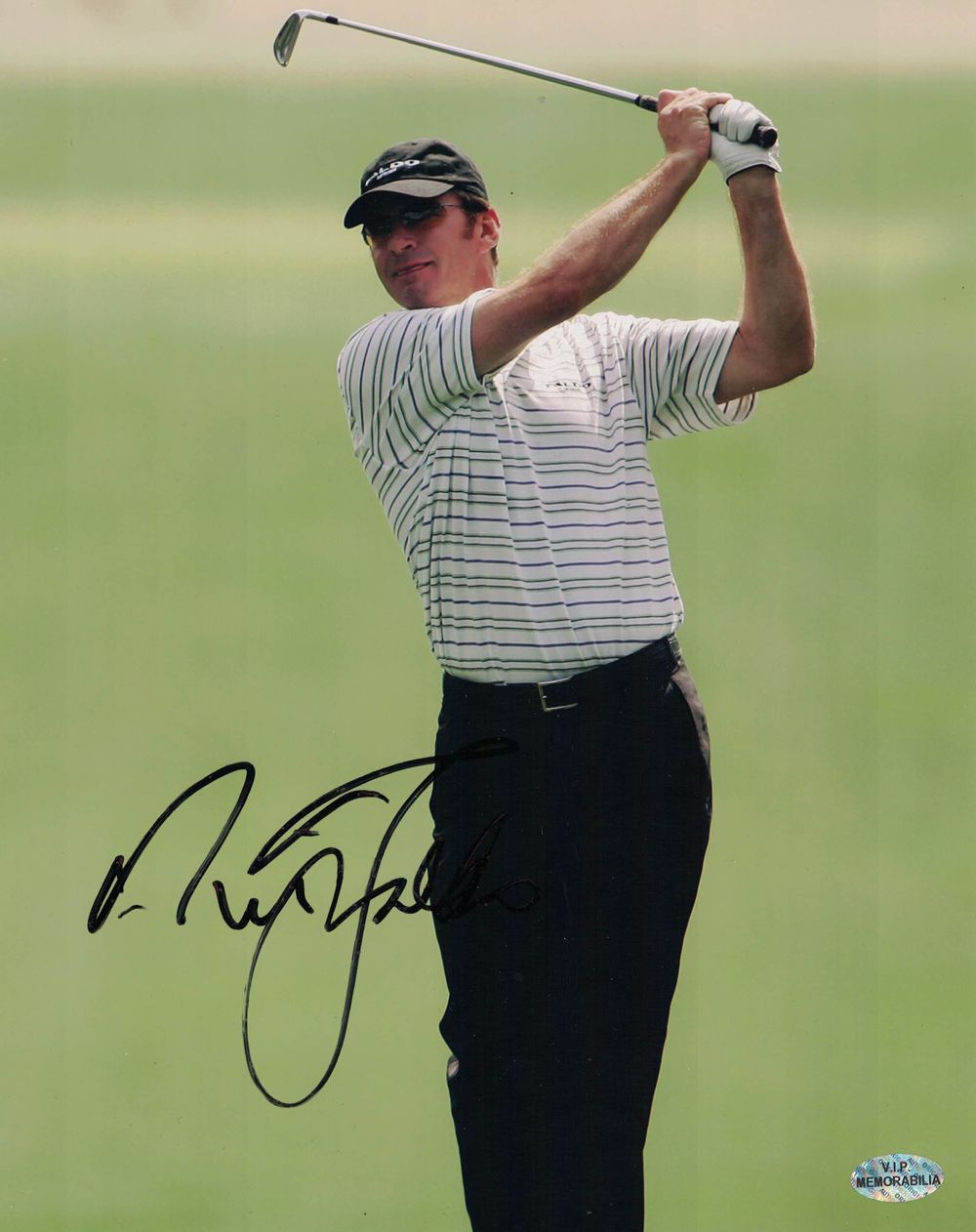 Nick Faldo Autographed/Signed PGA Tour Golf 8x10 Photo