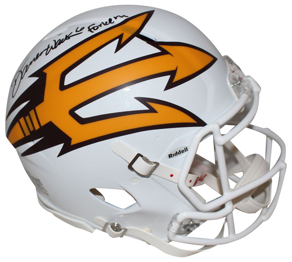 Darren Woodson Signed Arizona State Sundevils Authentic Speed Helmet BAS