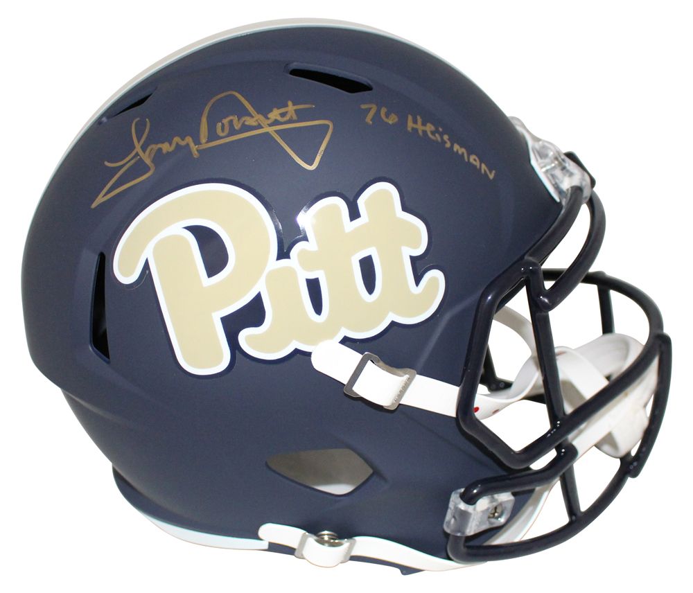 Tony Dorsett Signed Pittsburgh Panthers Speed Replica Helmet Heisman BAS