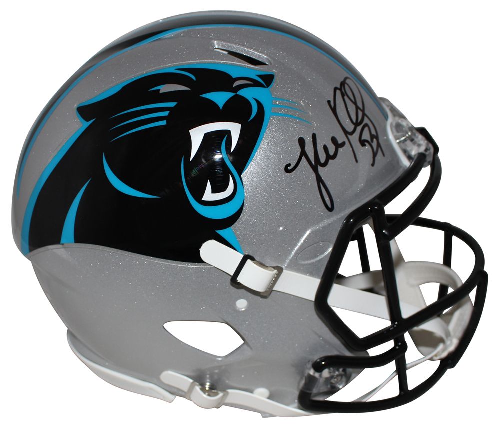 Luke Kuechly Autographed Carolina Panthers Authentic Speed Helmet BAS