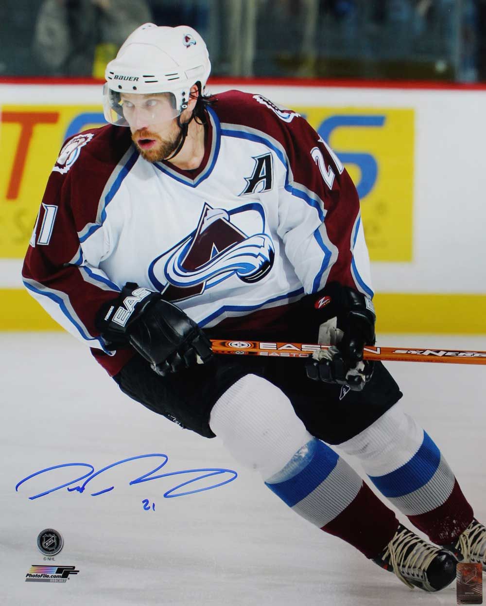 Peter Forsberg Autographed/Signed Colorado Avalanche 16x20 Photo PF