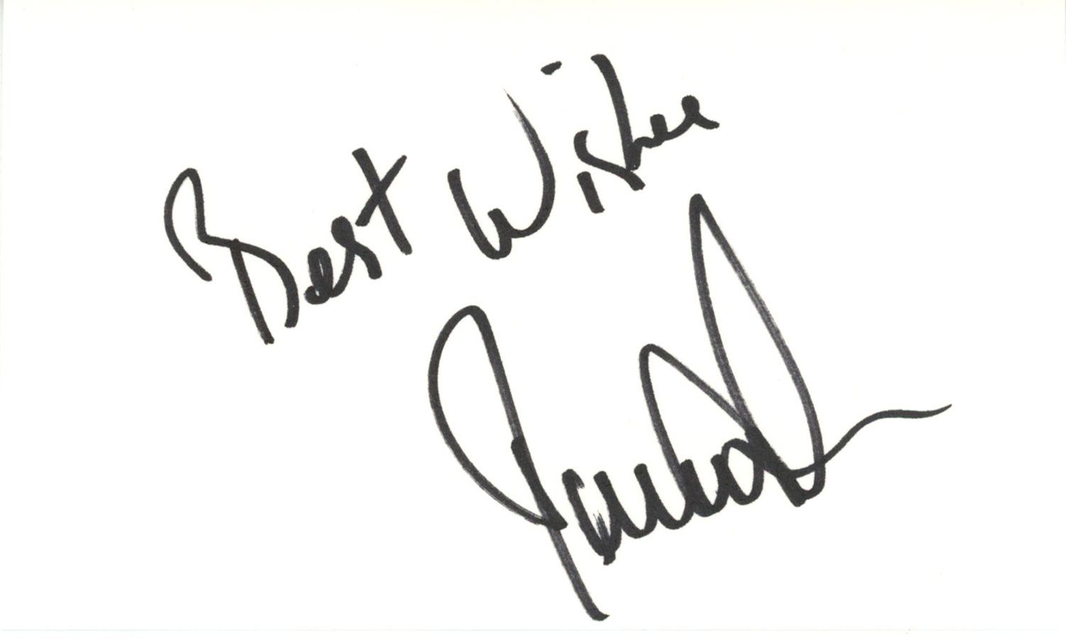 Dan Quinn Signed Washington Commanders Index Card Best Wishes BAS 45327