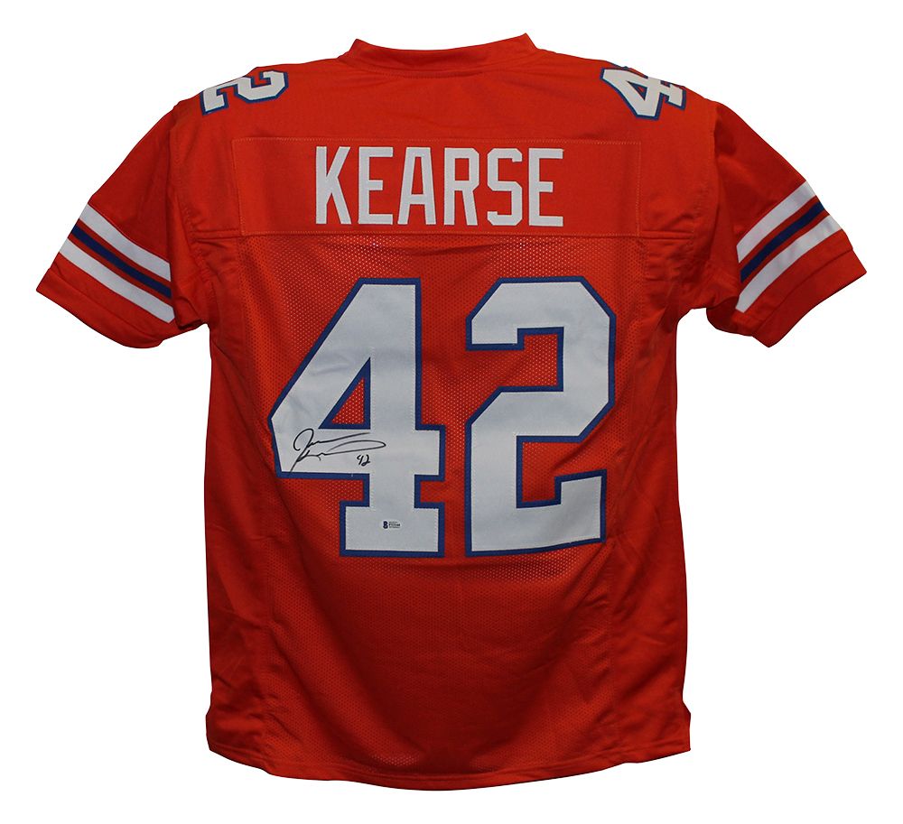 Jevon Kearse Autographed/Signed Florida Gators Orange XL Jersey BAS