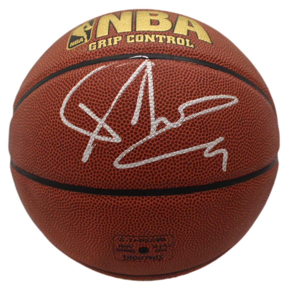 Tony Parker Autographed San Antonio Spurs Grip Control Basketball BAS
