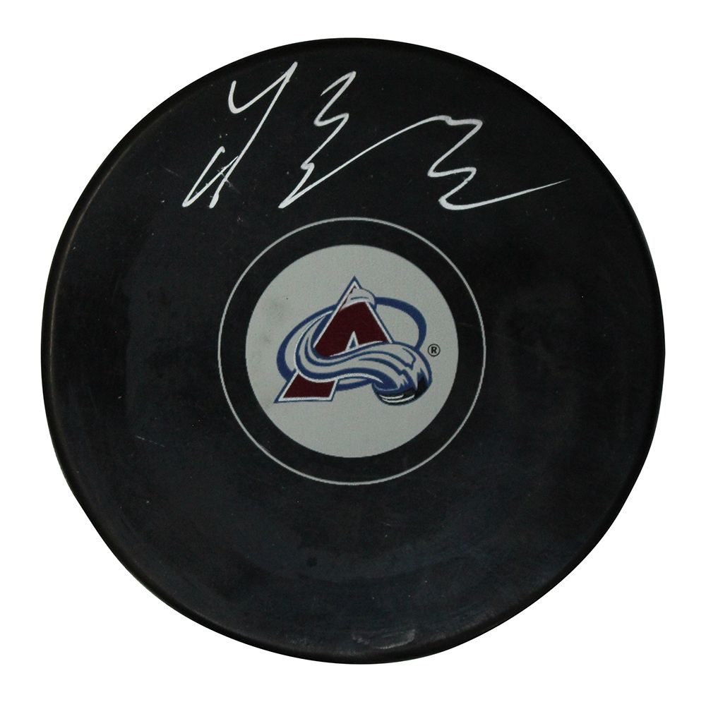Valeri Nichushkin Autographed Colorado Avalanche Logo Puck Beckett
