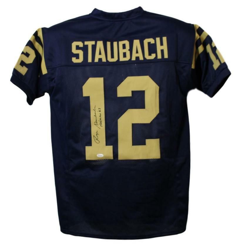 Roger Staubach Autographed Navy Midshipmen size XL jersey w/Heisman 63