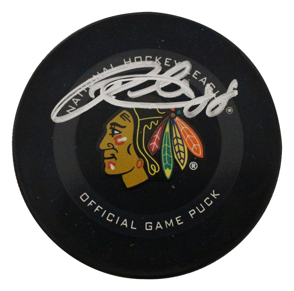 Patrick Kane Autographed Chicago Blackhawks Official NHL Puck FAN
