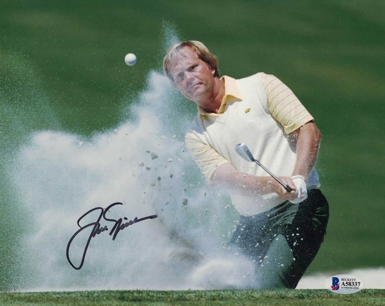 Jack Nicklaus Autographed/Signed Golf 8x10 Photo BAS LOA