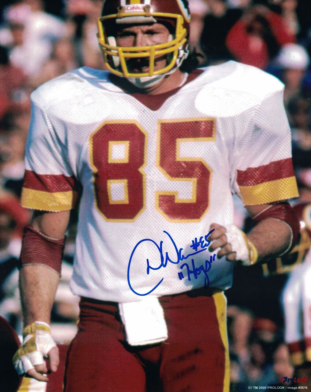 Donnie Warren Autographed/Signed Washington Redskins 8x10 Photo Hogs