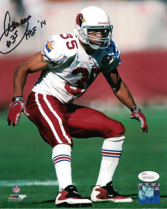 Aeneas Williams Autographed Arizona Cardinals 8x10 Photo HOF JSA