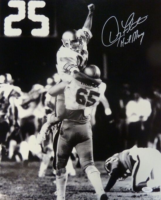 Doug Flutie Autographed Boston College Hail Mary 16x20 Photo