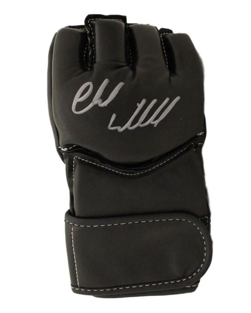 Chuck Liddell Autographed UFC Century Black Right Handed S/M Glove BAS