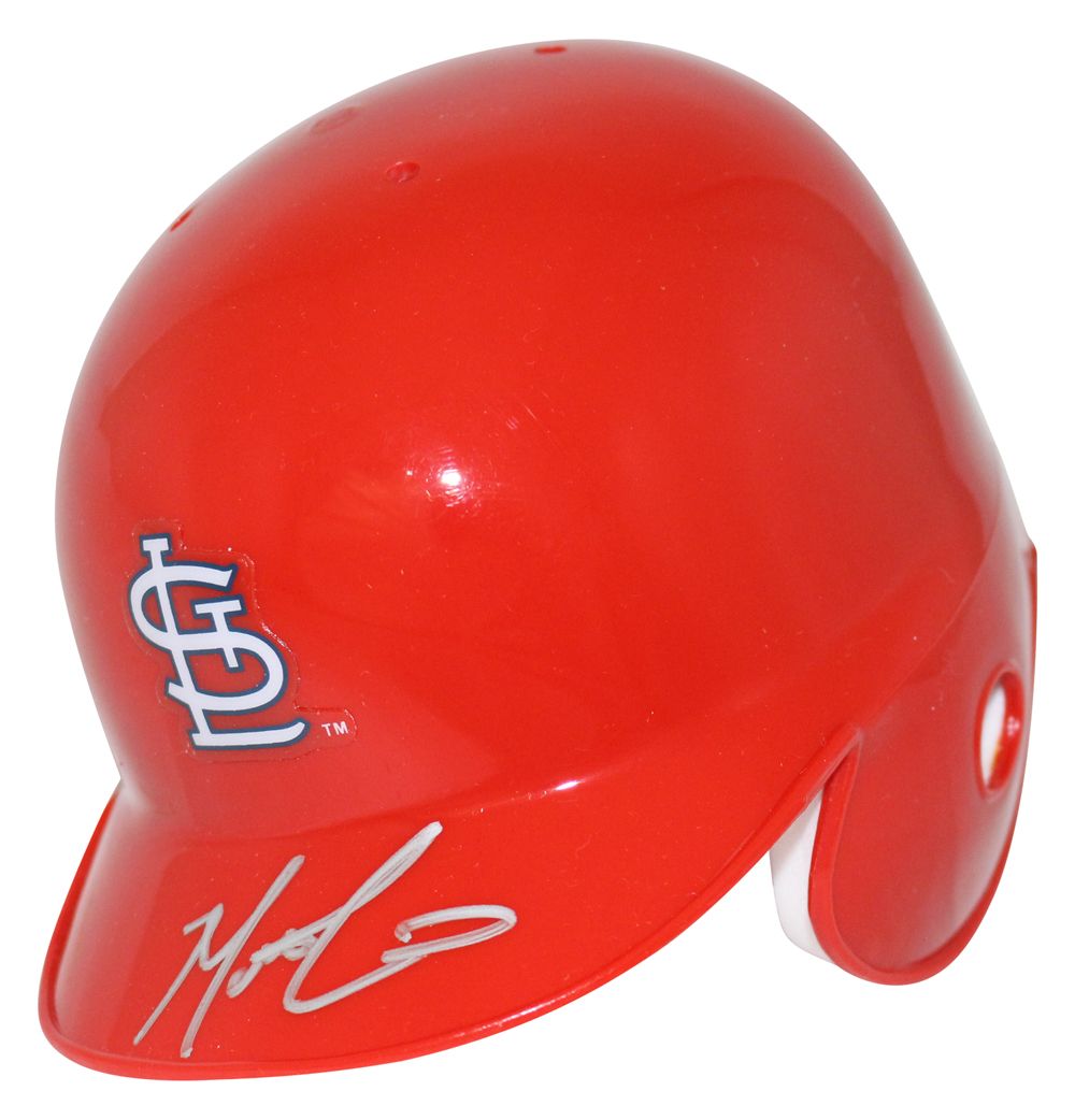 Matt Carpenter Autographed St Louis Cardinals Mini Batting Helmet MLB